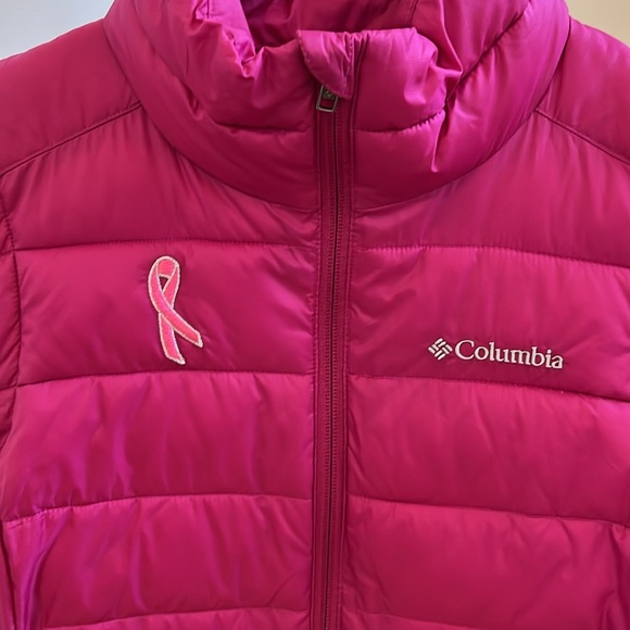 Columbia | Pink Puffer Vest M - Picture 2 of 10